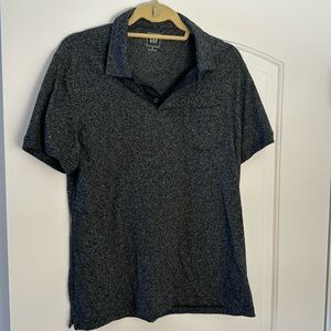 Dark grey Gap polo mens medium dark gray